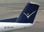 dusseldorf-dus InterSky, OE-LIC, Bombardier DHC 8Q-300 (Seitenleitwerk/Tail), 29.04.2011, DUS-EDDL, D�sseldorf, Germany 

