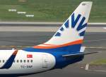 dusseldorf-dus SunExpress, TC-SNP, Boeing 737-800 WL (neue SE-Lackierung ~ Seitenleitwerk/Tail), 29.04.2011, DUS-EDDL, D�sseldorf, Germany 

