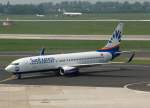 dusseldorf-dus SunExpress, TC-SNP, Boeing 737-800 WL (neue SE-Lackierung), 29.04.2011, DUS-EDDL, D�sseldorf, Germany 

