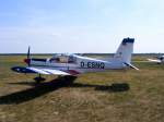 Zlin 142 D-ESNQ auf dem Flugplatz Oehna/Zellendorf (EDBO) am 4.6.2011 ...
