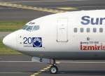 dusseldorf-dus SunExpress, TC-SUO, Boeing 737-800 WL (Nase/Nose), 29.04.2011, DUS-EDDL, D�sseldorf, Germany 


