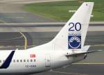 dusseldorf-dus SunExpress, TC-SUO, Boeing 737-800 WL (Seitenleitwerk/Tail), 29.04.2011, DUS-EDDL, D�sseldorf, Germany 

