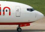 dusseldorf-dus Air Berlin, D-ABBT, Boeing 737-700 WL (Nase/Nose), 29.04.2011, DUS-EDDL, D�sseldorf, Germany 

