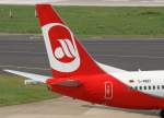 dusseldorf-dus Air Berlin, D-ABBT, Boeing 737-700 WL (Seitenleitwerk/Tail), 29.04.2011, DUS-EDDL, D�sseldorf, Germany 

