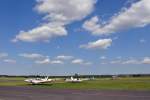 Vorfeld am Flugplatz Bonn-Hangelar ...  Rolf Reinhardt 11.06.2011