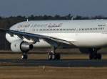 berlin-tegel-txl Qatar A300-600 A7-ABN beim Start in Berlin TXL auf der 26L - die Verbindung soll in naher Zukunft wieder auf A 319/320 umgestellt werden