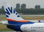 dusseldorf-dus SunExpress Germany, D-ASXF, Boeing 737-800 WL (Seitenleitwerk/Tail), 20.06.2011, DUS-EDDL, D�sseldorf, Germany 

