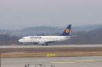 Lufthansa Lufthansa Boeing B737-500 'Hildesheim' ist gelandet als Flug LH 1070 aus M�nchen; Dresden-Klotzsche, 11.02.2008
