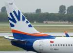 dusseldorf-dus SunExpress, TC-SUU, Boeing 737-800 WL (Seitenleitwerk/Tail), 20.06.2011, DUS-EDDL, D�sseldorf, Germany 

