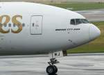 dusseldorf-dus Emirates, A6-EMJ, Boeing 777-200 ER (Bug/Nose), 20.06.2011, DUS-EDDL, D�sseldorf, Germany 


