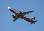 Air Berlin A 320-214 D-ABDB nach dem Start in Berlin-Tegel ...