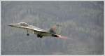 MIG-29 A FULCRUM der slowakischen Luftwaffe beim Start in Zeltweg ...