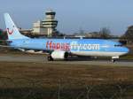 berlin-tegel-txl TUIfly 738 D-AHFJ Berlin TXL am 23.02.2008