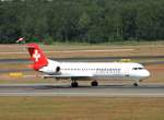 Helvetic Airways Fokker 100 ...  Frank Maczkowicz 14.08.2011