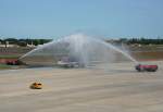 Begr��ung des Royal Jordanian ...  Frank Maczkowicz 16.08.2011