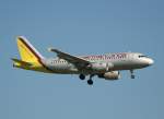 Germanwings A 319-112 D-AKNN bei der Landung in Berlin-Sch�nefeld am ...