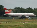 Austrian Retro A 320-214 OE-LBP kurz vor dem Start in ...