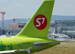 frankfurt-am-main-fra S7 Airlines, VP-BHP, Airbus A 319-100 (Seitenleitwerk/Tail), 02.08.2011, FRA-EDDF, Frankfurt, Germany 

