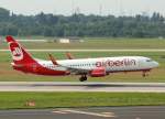 dusseldorf-dus Air Berlin, D-ABKT, Boeing 737-800 wl, 28.07.2011, DUS-EDDL, D�sseldorf, Germany 
