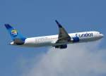frankfurt-am-main-fra Condor, D-ABUI (Peanuts-Sticker), Boeing 767-300 ER, 02.08.2011, FRA-EDDF, Frankfurt, Germany