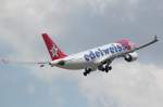 A330-200 (HB-IQI) von Edelweiss ...  G�nter Malzacher 07.09.2011