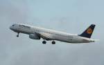 Lufthansa A 321-131 D-AIRF Kempten beim Start in Berlin-Tegel am ...