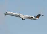 Lufthansa Regional(Eurowings) Canadair Regjet CRJ900NG D-ACNC beim Start in Berlin-Tegel ...