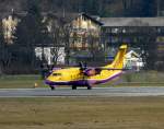 dornier-328-do38 Eine Dornier 328-110 der Welcome Air (auch Gipsbomber genannt) kurz vor dem Start auf dem Flughafen Innsbruck Kranebitten am 08.03.08.
