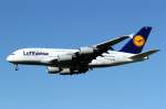 Lufthansa A380 (D-AIMF) auf dem Weg zur Taufe in Z�rich ...