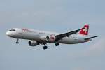 Swiss 08.03.2008 Auf dem Mittagskurs LX 1056 aus ZRH kam heute ein A321 (HB-IOK) von Swiss nach Hamburg.