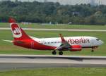 dusseldorf-dus Air Berlin (TUIfly), D-AHXC, Boeing 737-700 wl, 28.07.2011, DUS-EDDL, D�sseldorf, Gemany
