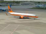 737-800 Hapag-Loyd Kreuzfahrten in Dus August 20111 D-ATUF  ...