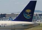Saudi Arabian Airlines, HZ-ASC, Airbus A 320-200 (Seitenleitwerk/Tail), 02.08.2011, FRA-EDDF, ...