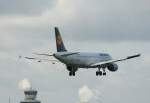 Lufthansa A 320-211 D-AIPB Heidelberg kurz vor der Landung in ...