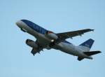 BMI A 319-131 G-DBCE kurz nach dem Start in Berlin-Tegel ...