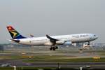 South African Airways, ZS-SLF, Airbus A 340-211. Kurz vor dem ...