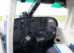 norden-norddeich-edws FLN FRISIA-Luftverkehr GmbH Norddeich, D-IFTI 'Norddeich', Britten-Norman, BN-2B-20 Islander (Cockpit), 04.09.2011, EDWS, Norden-Norddeich, Germany