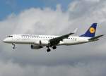 Lufthansa Regional (CityLine), D-AECC Lutherstadt Eisleben , Embraer, ERJ-190 AR, 10.09.2011, ...