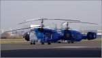 Zwei Hubschrauber der Avialift ...  Helmut Seger 12.11.2011