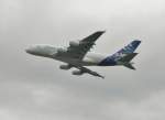 Hier der Airbus A380, ...  Alexander Borchardt 19.11.2011