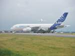 Hier der Airbus A380, ...  Alexander Borchardt 19.11.2011