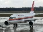 berlin-tegel-txl Meridiana 319 EI-DEZ - offizielle Streckener�ffnung am 03.04.2008 in Berlin TXL