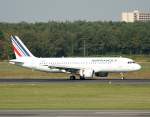 Air France A 320-214 F-HEPC nach der Landung in Berlin-Tegel ...