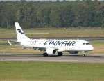 Finnair Embraer ERJ-190-100LR OH-LKH beim Start in Berlin-Tegel am 25.09.2011 ...