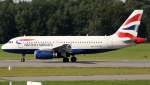 British Airways,G-EUOG,Airbus A319-131,21.08.2011,HAM-EDDH,Hamburg,Germany   ...