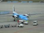 koln-bonn-cgn KLM , 2 motorige Propeller Maschine in K�ln Bonn Flughafen.(12.04.2008)