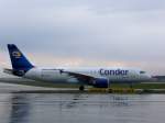 Condor Ein A-320 der Condor am 13.04.08 in Hamburg.