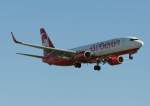 Air Berlin B 737-86J D-ABKS kurz vor der Landung in ...