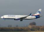 dusseldorf-dus SunExpress, TC-SUU, Boeing 737-800 wl (neue Lackierung), 13.11.2011, DUS-EDDL, D�sseldorf, Germany 