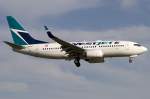 WestJet, C-FEWJ, Boeing, B737-7CT, ...  Kurt Greul 28.12.2011